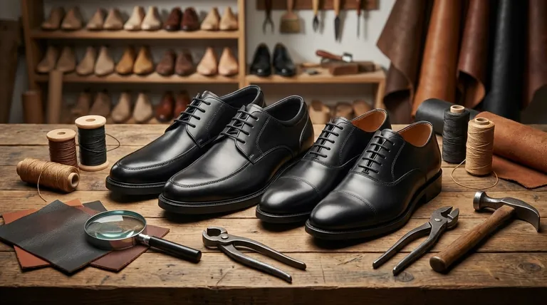 Quali sono i quarti di una scarpa elegante? La differenza chiave tra gli stili Oxford e Derby