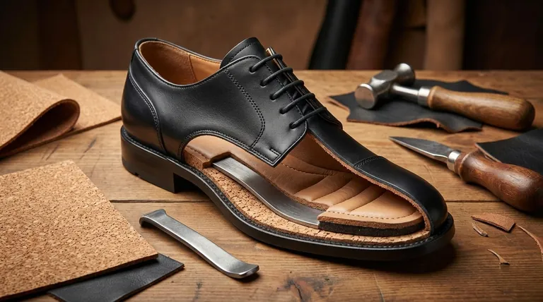 ¿Cuáles son los componentes dentro de un zapato de vestir que brindan comodidad y soporte? Descubre los secretos de la comodidad duradera.