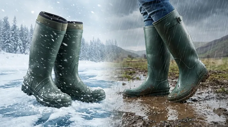 Quelles sont les caractéristiques des bottes de pluie pour hommes pour différentes conditions météorologiques ? Choisissez la bonne botte pour tous les temps