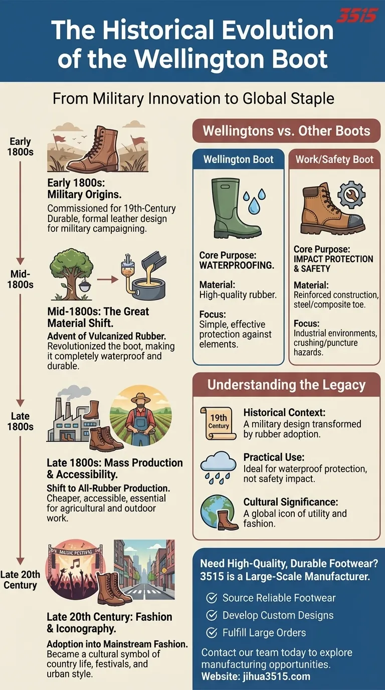 Qual è lo sfondo storico degli stivali Wellington? Dall'equipaggiamento militare a un capo moderno Guida Visiva