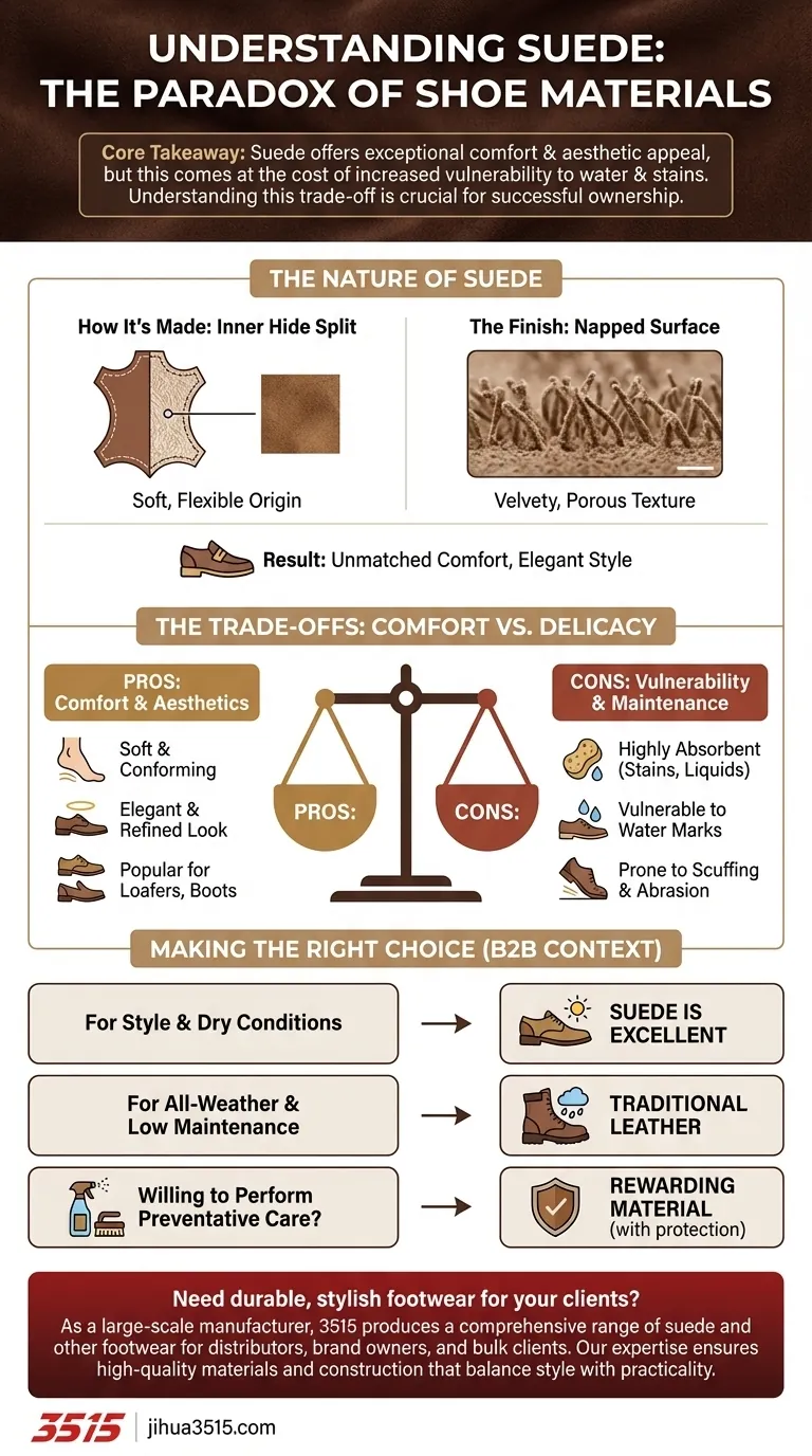 Quelles sont les caractéristiques du daim comme matériau pour chaussures ? Luxe et confort contre entretien élevé Guide Visuel