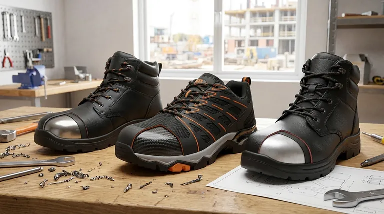 Quali sono i principali tipi di puntali di sicurezza? Una guida ai puntali in acciaio, lega e composito