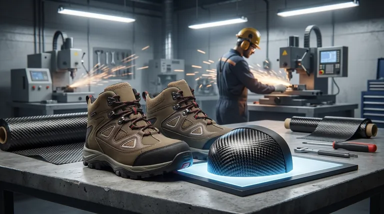 Qu'est-ce qui est unique à un embout de sécurité en composite de carbone ? Protection Maximale avec un Poids Minimal