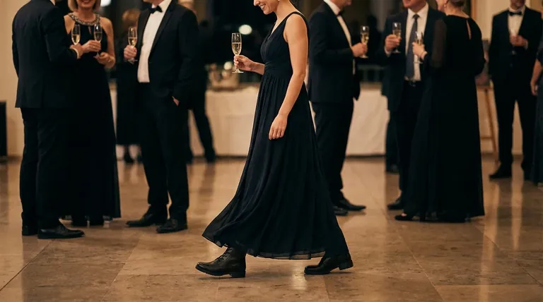 Pourquoi le confort est-il important lors du choix de la hauteur du talon pour une tenue de soirée ? Assurez confiance et plaisir