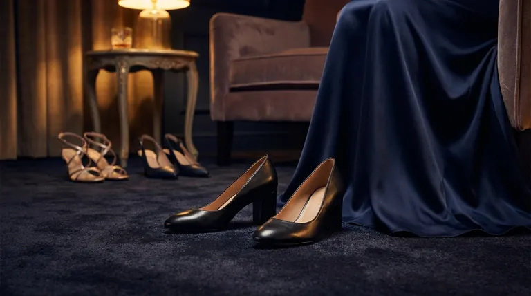 Qu'est-ce qui fait des escarpins un choix classique pour les robes de soirée ? Formalité inégalée & Élégance intemporelle