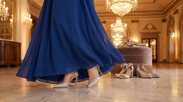 Quelle est la hauteur de talon recommandée pour une robe de soirée ? Trouvez votre ajustement parfait pour la grâce et le confort