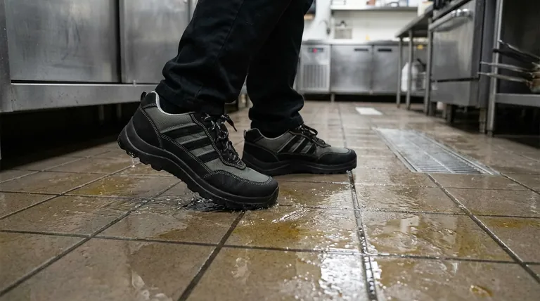 ¿Qué material se usa comúnmente para las suelas del calzado antideslizante y por qué? Descubre los secretos del calzado seguro