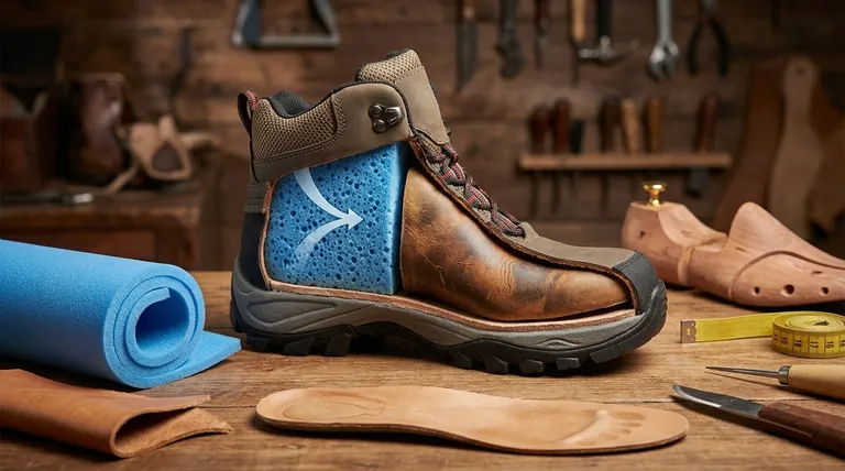Quel matériau est recommandé pour l'amorti de la semelle intérieure des bottes ? Poron vs. Cuir expliqué