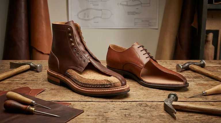 Quelles sont les deux principales méthodes de construction de chaussures mentionnées pour les chaussures haut de gamme ? Goodyear Welt vs. Blake Stitch expliqué