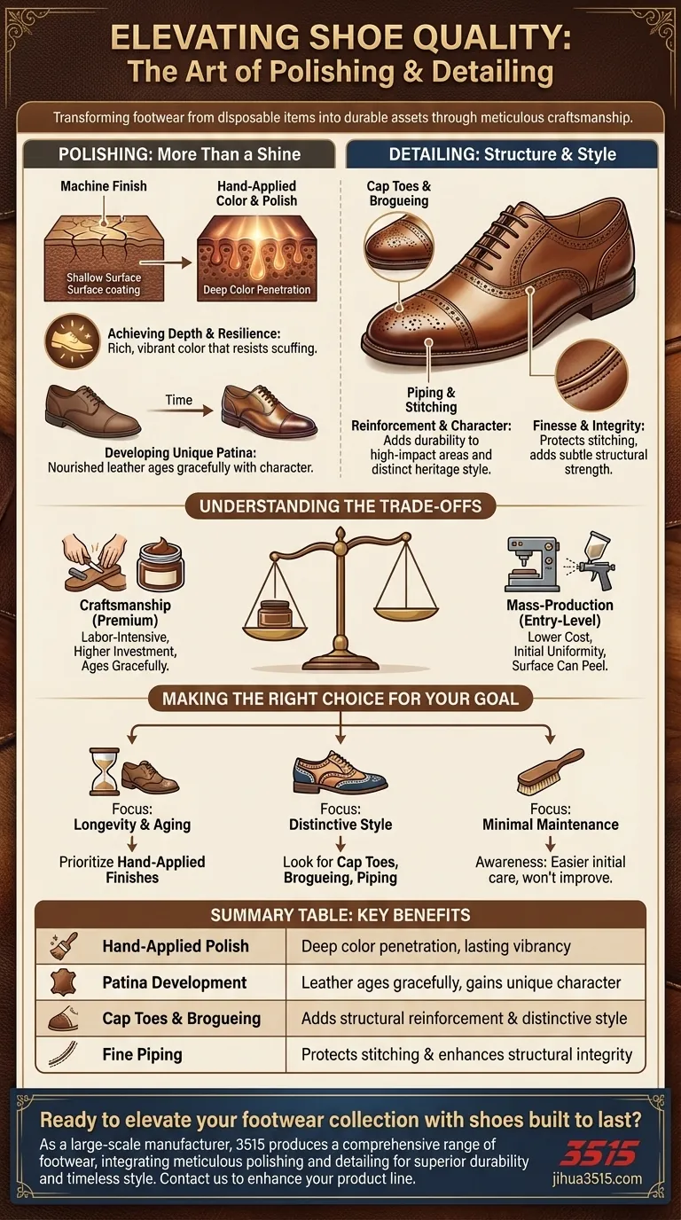 Comment le processus de polissage et de finition améliore-t-il la qualité des chaussures ? Obtenez une beauté et une durabilité durables Guide Visuel