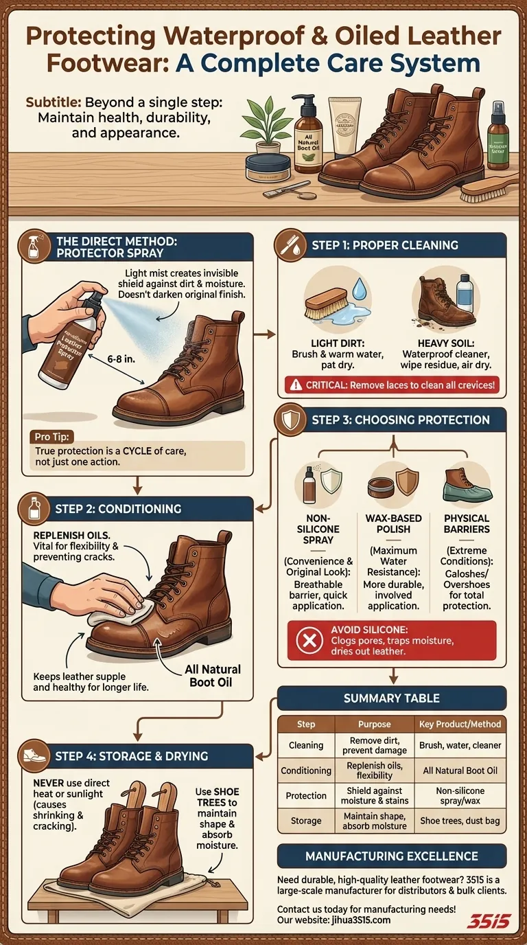 Comment protéger les chaussures en cuir imperméable et huilé ? Un guide d'entretien complet pour une longévité accrue Guide Visuel