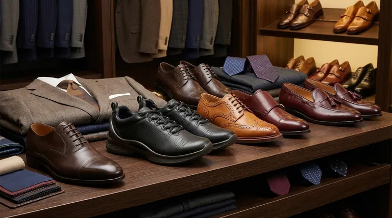 男性用ドレスシューズの一般的な色は？フォーマルさと汎用性のガイド