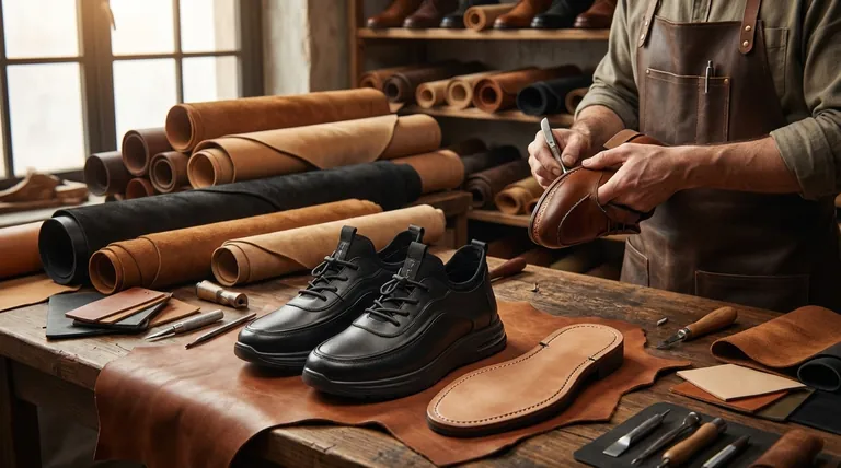 대부분의 남성 정장 구두는 어떤 소재로 만들어지나요? 가죽, 밑창 및 품질 가이드