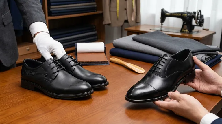 ダービーシューズとは何か、オックスフォードシューズとどう違うのか？ レーシングとフォーマル度に関するガイド