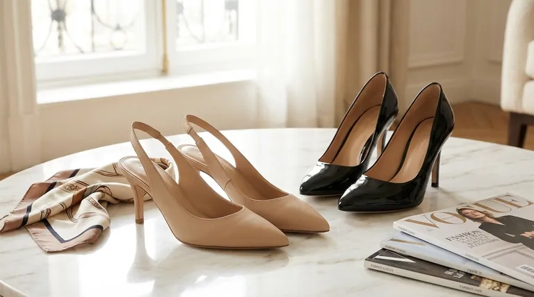 Qu'est-ce qu'une slingback et en quoi diffère-t-elle d'une escarpin ? La différence de conception clé expliquée
