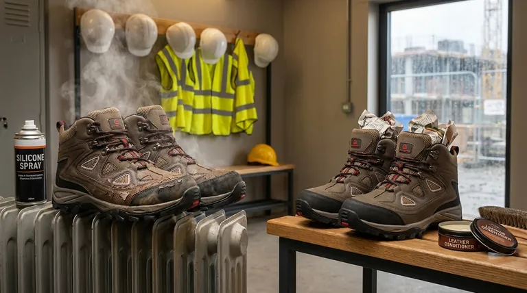 作業用履物のお手入れで避けるべきことは何ですか?投資と安全を守る