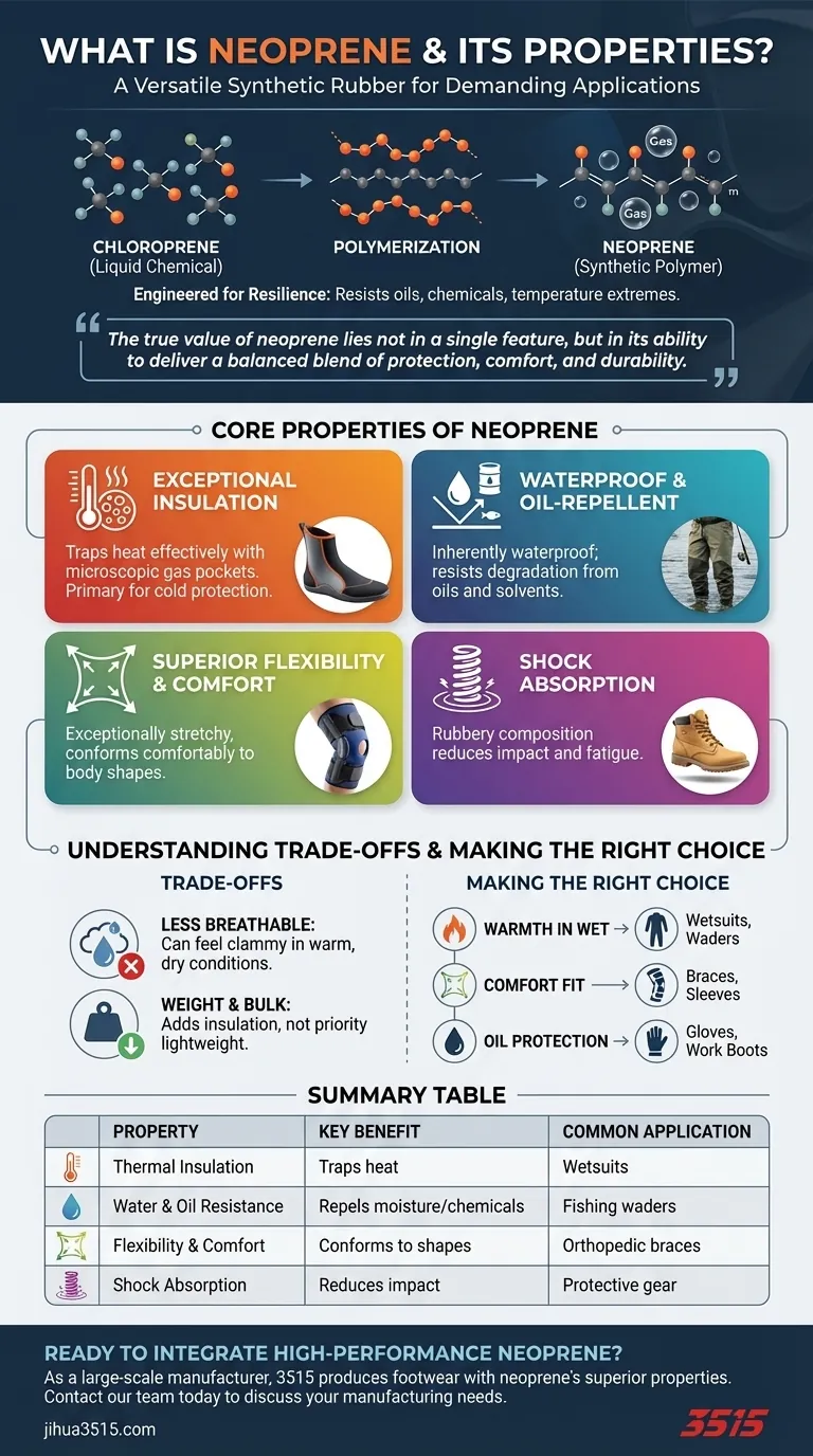 Cos'è il neoprene e quali sono le sue proprietà? Scopri la sua versatilità per i tuoi prodotti Guida Visiva