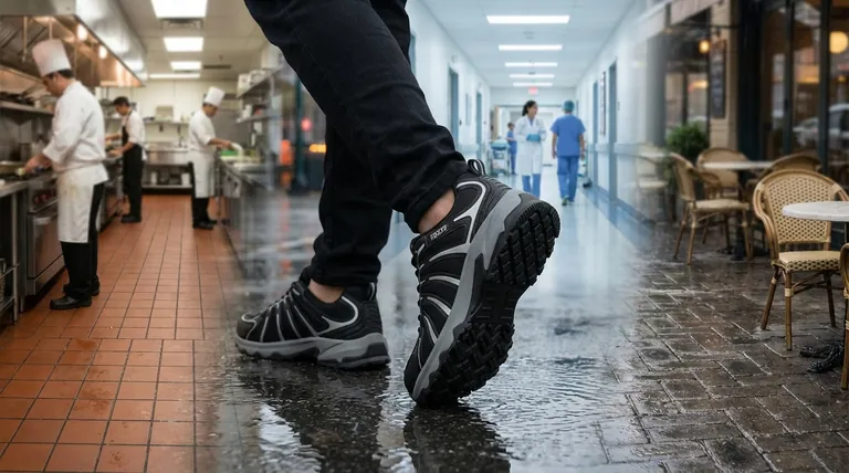 Quanto sono versatili le scarpe antiscivolo? Adattati a qualsiasi ambiente con un paio di scarpe