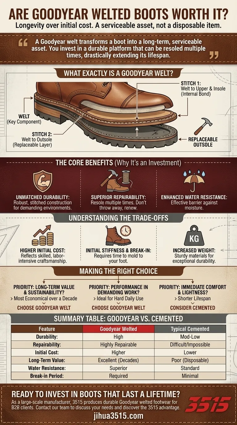 굿이어 웰트 부츠, 그만한 가치가 있을까요? 평생 신발을 위한 궁극의 가이드 시각적 가이드