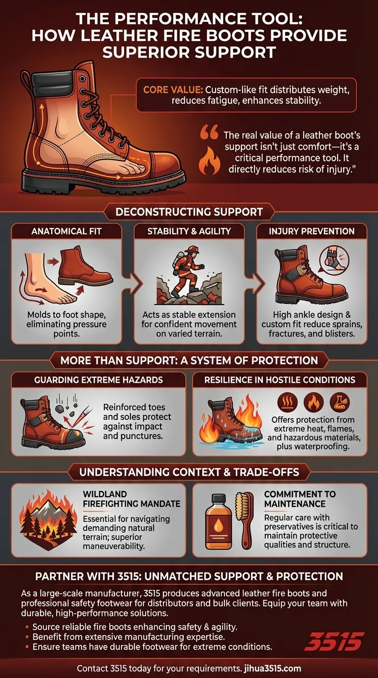 Comment les bottes de pompier en cuir offrent-elles un meilleur soutien aux pompiers ? La clé d'une stabilité et d'une sécurité inégalées Guide Visuel
