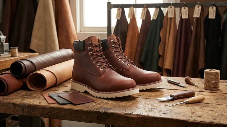 Quels sont les différents types de cuir utilisés dans les bottes de campagne pour hommes ? Un guide de durabilité et de style