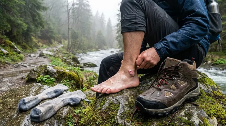 Wie beeinträchtigen nasse Füße den Komfort beim Spazierengehen oder Wandern? Blasen und Schmerzen vermeiden