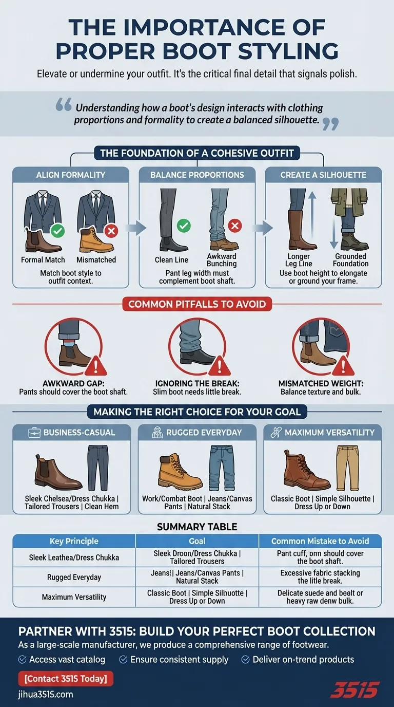 ¿Por qué es importante saber cómo combinar botas correctamente? Eleva tu atuendo con la combinación perfecta Guía Visual