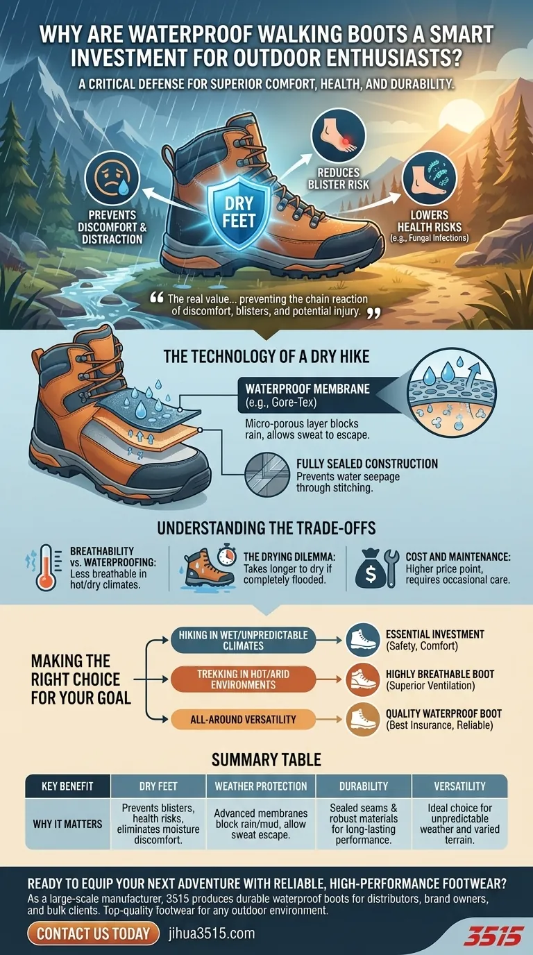 Pourquoi les chaussures de randonnée imperméables sont-elles un investissement judicieux ? Pour un confort et une sécurité supérieurs sur tous les sentiers Guide Visuel