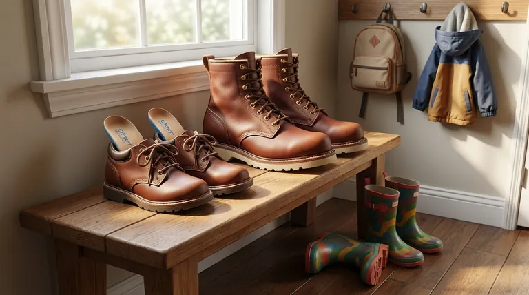 Quel type de chaussures a été déconseillé pour un enfant souffrant d'hypotonie et d'autisme ? Le rôle essentiel des chaussures de soutien