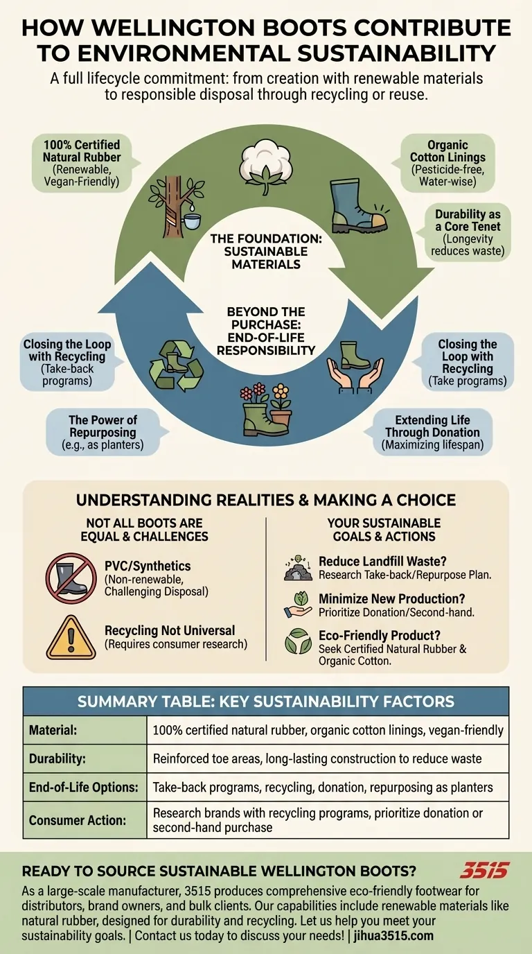 Comment les bottes de pluie contribuent-elles à la durabilité environnementale ? Un guide des choix écologiques Guide Visuel