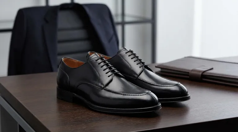 Quels sont les avantages des chaussures classiques à lacets noires à bout mocassin ? Obtenez un style soigné et polyvalent