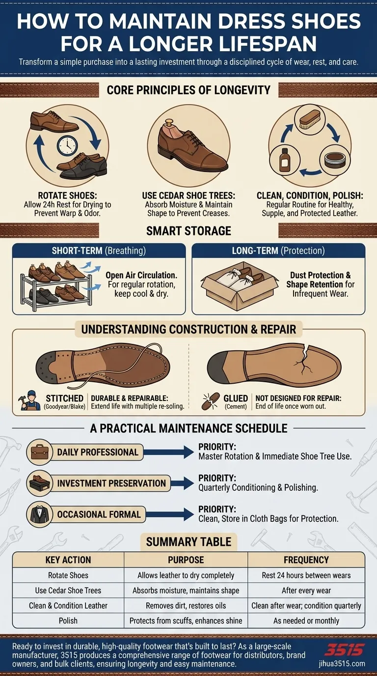 如何保养正装鞋以延长其使用寿命？耐用品质指南 图解指南