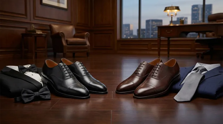 棕色正装鞋适合正式场合吗?选择合适鞋履的指南