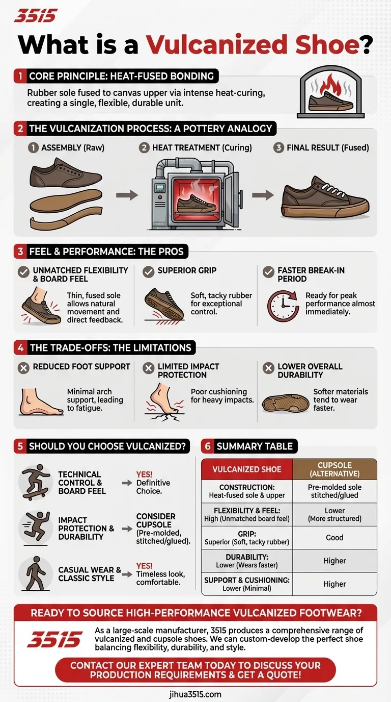 벌커나이즈드 신발이란 무엇인가요? 탁월한 유연성 및 접지력 설명 시각적 가이드
