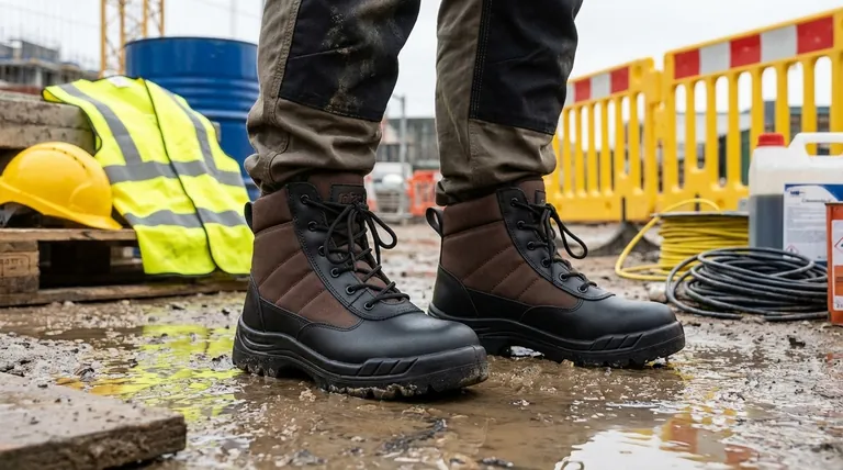 Quelles caractéristiques de sécurité faut-il prendre en compte lors du choix de bottes de travail Wellington ? Un guide des EPI essentiels