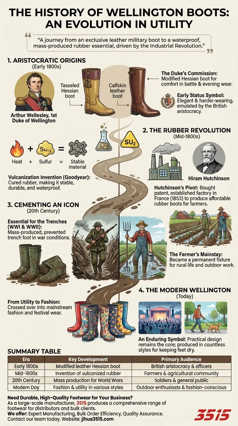 威灵顿靴的历史是什么？从公爵的设计到全球偶像 图解指南