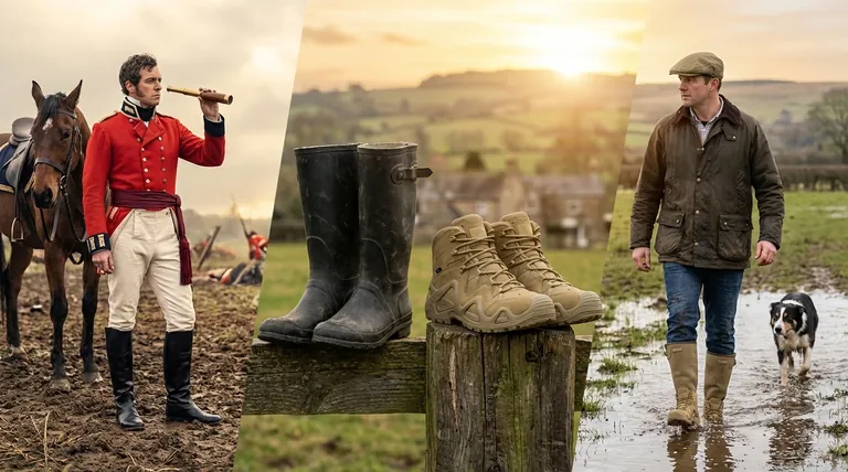 威灵顿靴的历史是什么?从公爵的设计到全球偶像