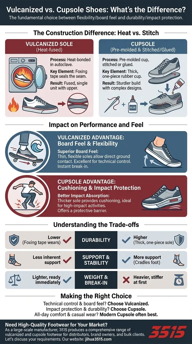 加硫ソールとカップソールシューズの違いとは？パフォーマンスと耐久性に関するガイド ビジュアルガイド