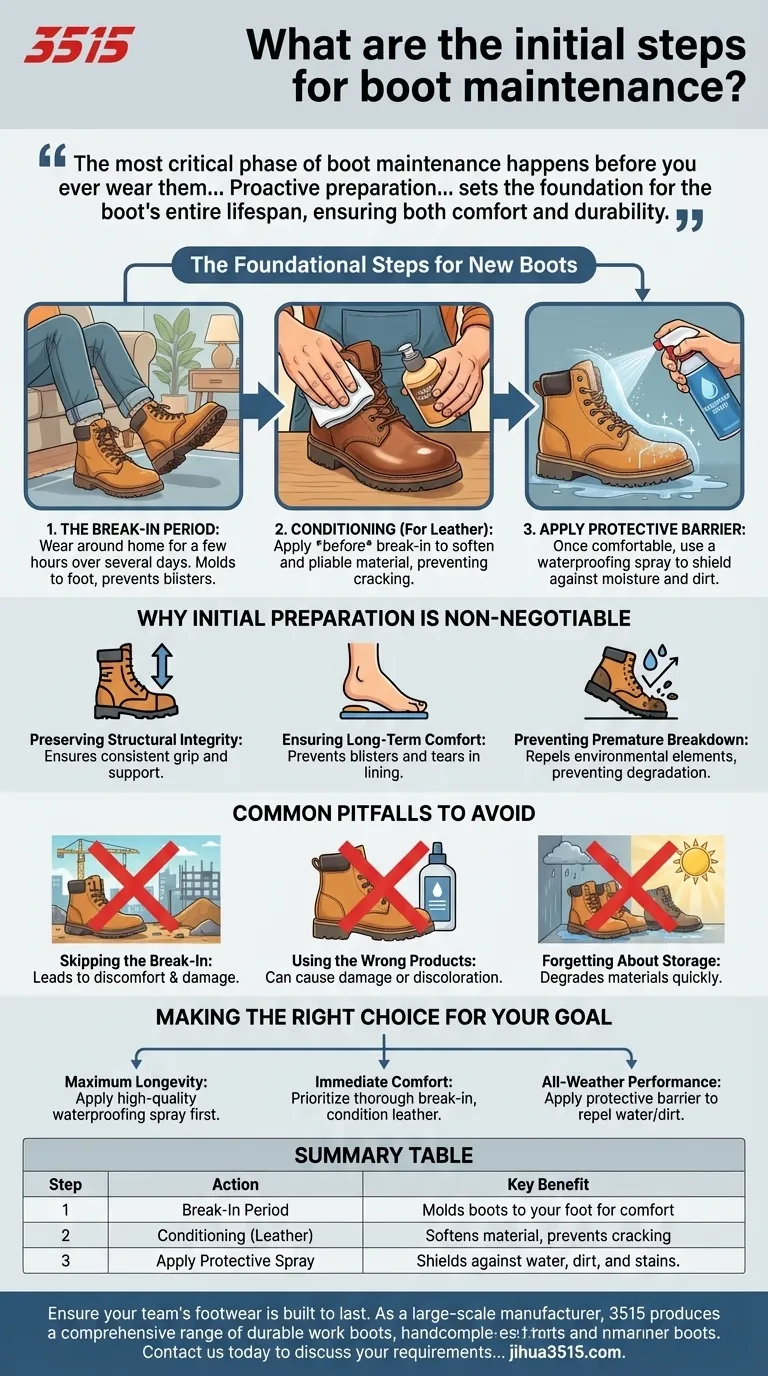 Quelles sont les premières étapes de l'entretien des bottes ? Soins proactifs pour un confort et une durabilité durables Guide Visuel