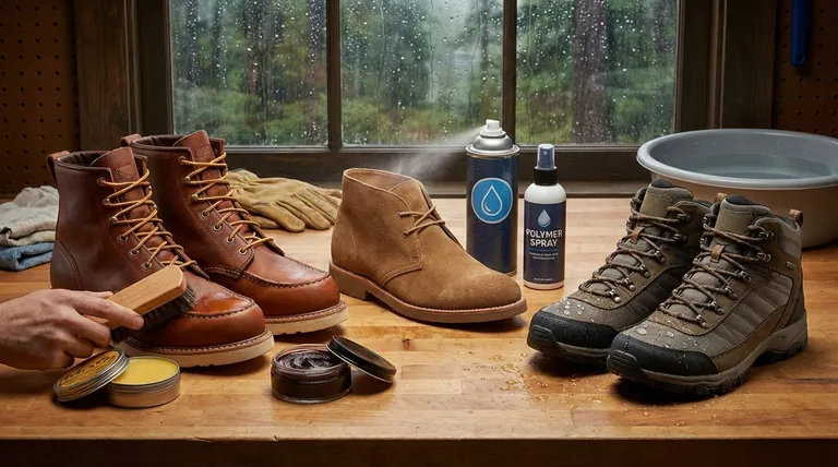 Comment imperméabiliser différents types de bottes ? Associer la méthode au matériau