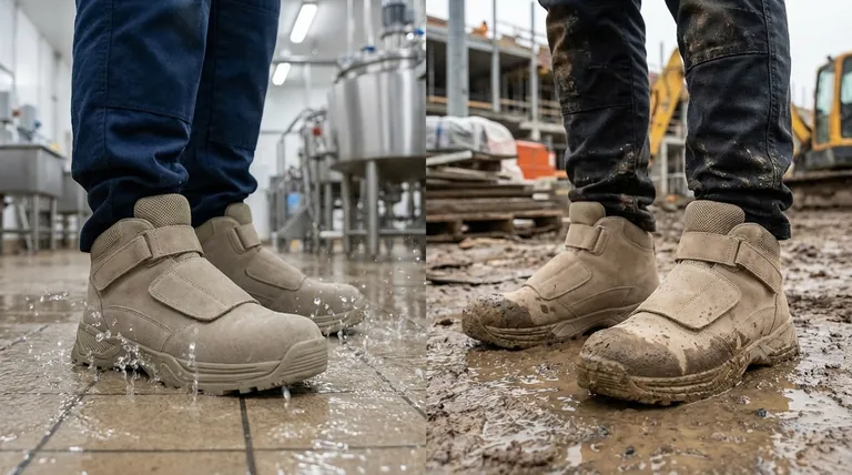 Qu'est-ce qui rend les bottes de sécurité Wellington essentielles pour la sécurité des travailleurs ? Protection inégalée pour les travaux humides et dangereux