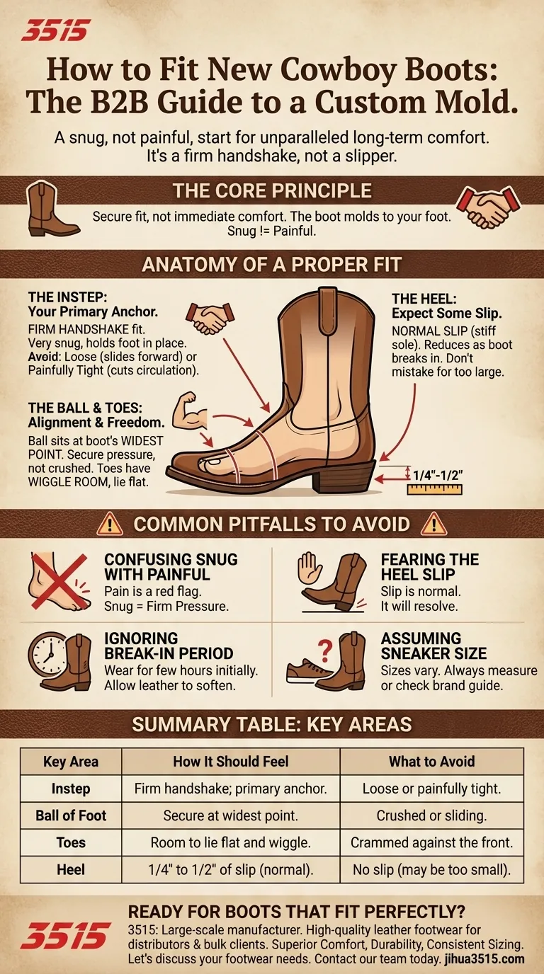Comment les bottes de cowboy doivent-elles être ajustées lors de l'achat ? Un guide pour un ajustement parfait et confortable Guide Visuel