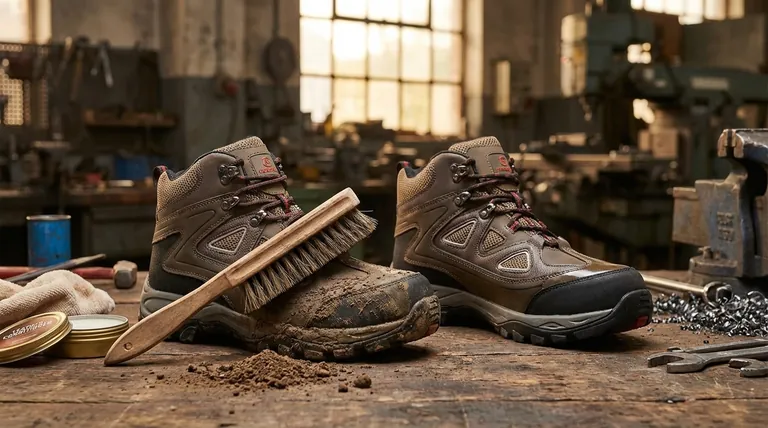 Perché è importante prendersi cura degli scarponi di sicurezza? Proteggi il tuo investimento e i tuoi piedi