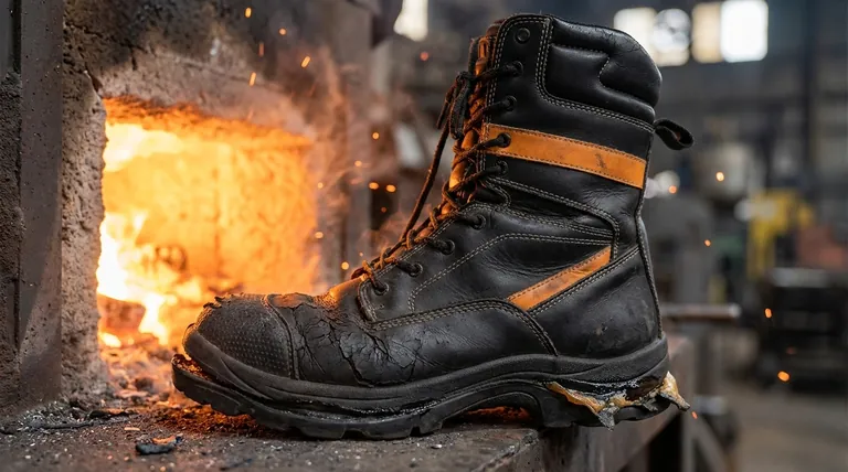 كيف يؤدي التعرض المتكرر لدرجات الحرارة المرتفعة إلى إتلاف أحذية السلامة؟ تجنب حالات الفشل الهيكلي المكلفة