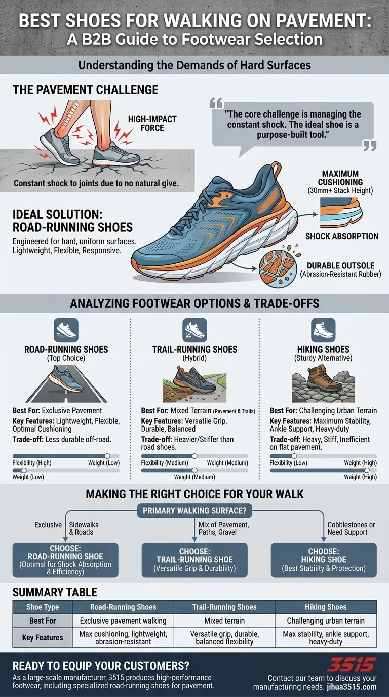 포장 도로 걷기에 가장 좋은 신발 종류는 무엇인가요? 편안함과 지지력을 위한 궁극적인 가이드 시각적 가이드