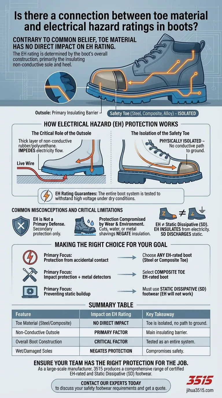 Existe-t-il un lien entre le matériau de l'embout de protection et les indices de risque électrique des bottes ? La vérité sur la sécurité des bottes Guide Visuel