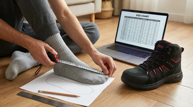 店舗でブーツを試着できない場合はどうすればよいですか?測定ガイドでフィット感をマスターしましょう