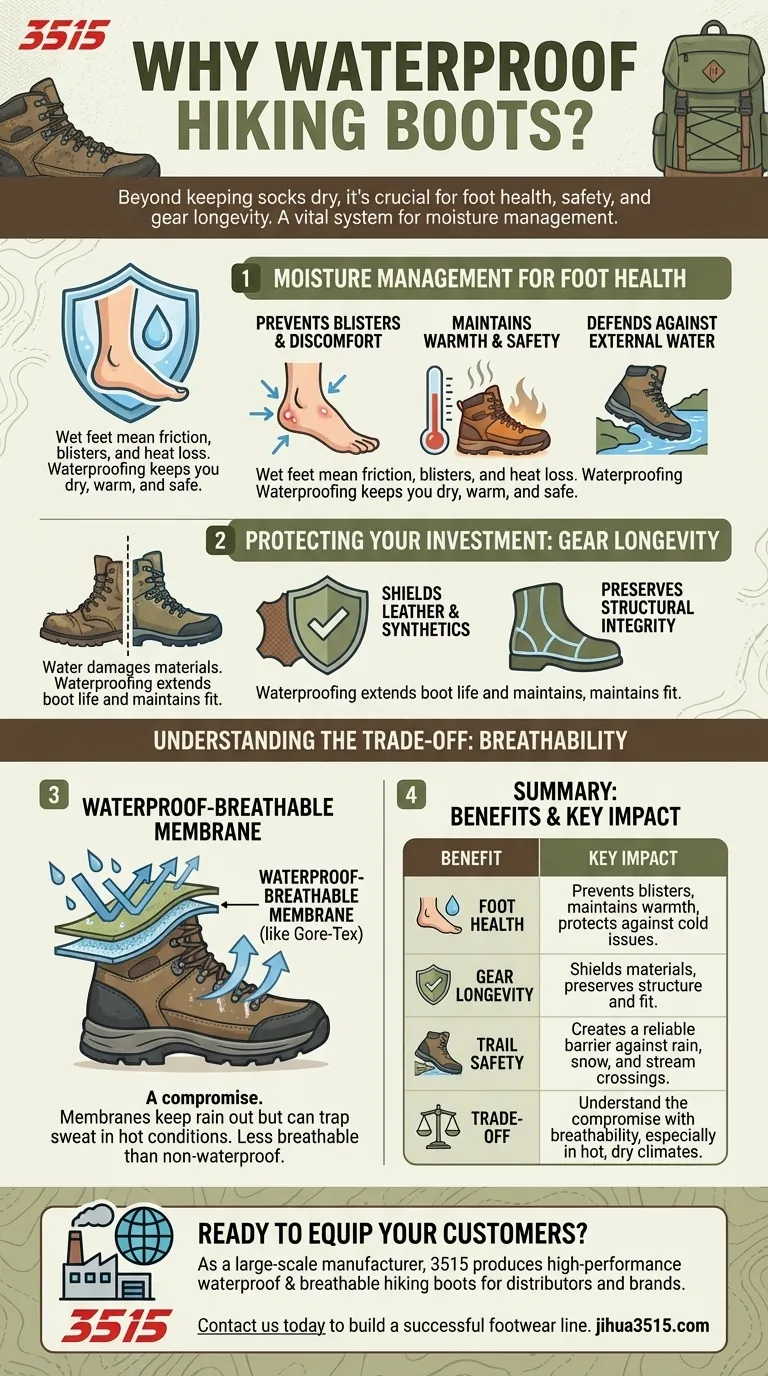Pourquoi est-il important d'imperméabiliser les chaussures de randonnée ? Protégez vos pieds et votre équipement sur le sentier Guide Visuel