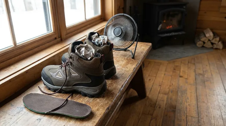 Quelle est une bonne méthode pour accélérer le séchage des chaussures de randonnée imperméabilisées ? Séchez-les rapidement et en toute sécurité