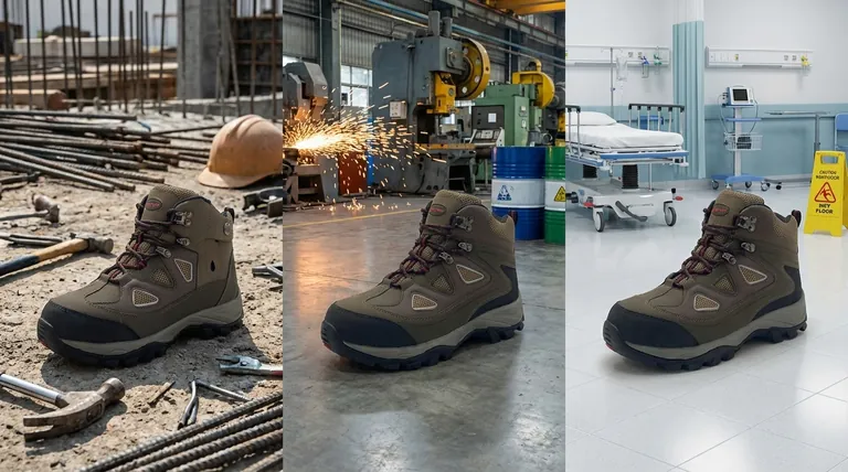 ¿Qué tipos de entornos de trabajo requieren características específicas en el calzado de seguridad? Garantice la protección total del pie en el lugar de trabajo